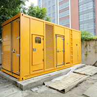 Groupe électrogène diesel 1,5 MW en conteneur, grande puissance, 220/380V, silencieux, pour alimentation électrique
