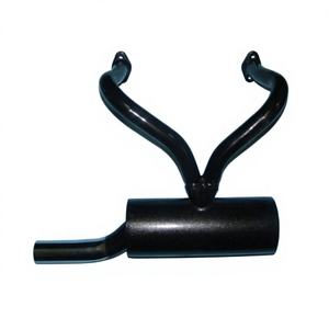 Sistema de Escape Tuning MA-F8 para FIAT 500 R y 126 EPOCA MARMITTA Y SLALOM 1, con Acabado Cromado de 50mm, Motor 126 - Product Image 1