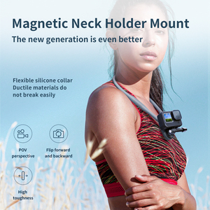 Soporte Telesin para Cámara Deportiva GoPro y Teléfono con Diseño de Instalación Rápida y Montaje Magnético Fuerte para el Cuello - Product Image 2