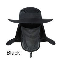 DORISEA Chapeau de protection UV unisexe Cache-cou Cache-visage Masque pour la pêche en lac et en rivière Camping et randonnée