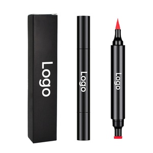 Logo privato 2 In 1 penna <span class=keywords><strong>Eyeliner</strong></span> <span class=keywords><strong>a</strong></span> doppia testa con guarnizione uniformemente pigmentata <span class=keywords><strong>Eyeliner</strong></span> impermeabile <span class=keywords><strong>a</strong></span> prova di macchie di <span class=keywords><strong>lunga</strong></span> durata - Product Image 5