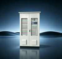 Boîtier de distribution extérieur en acier au carbone étanche IP66 avec bouton HMI pour équipement de distribution d'énergie, courant nominal 630A-1000A