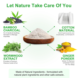 แผ่นแปะเท้าดีท็อกซ์ผงถ่านไม้ไผ่ผสมน้ำส้มสายชู SEFUDUN 2-in-1 ทำความสะอาดร่างกายอย่างล้ำลึก และแผ่นแปะจมูกบรรเทาอาการคันในช่องปาก - Product Image 5