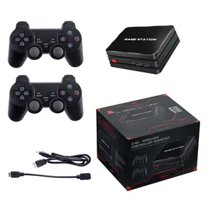 10000 Games PC Gamepad M8 Plus 4K HD Android Tv Box Arcade Game Stations Gamepad TV 32G/64G Retro Video Game Console for PS3