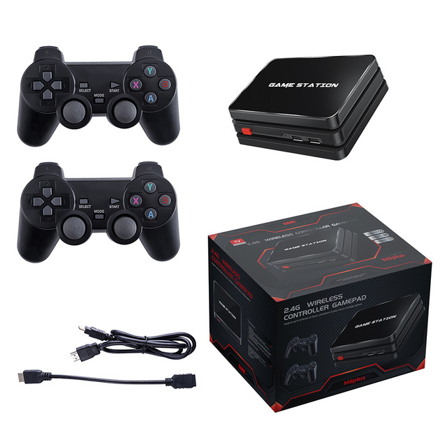 10000 Games PC Gamepad M8 Plus Android TV Box Arcade Game Stations 32G/64G Retro Video Console FC GB US Plug