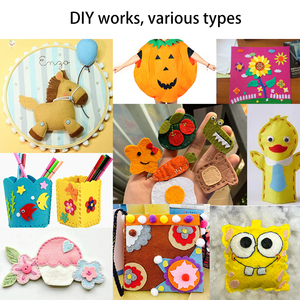 Atmungsaktives anti statisches 1mm/2mm/3mm/4mm/5mm Nähfilz gewebe Vliesstoff für Näh projekte - Product Image 5