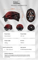 Casque de vélo VTT CE, nouveau style été, avec visière, bouton, feu arrière, léger, respirant, pour adulte, en matériau PC