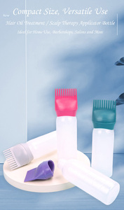 Botellas para Tinte de Cabello, Botellas para Solución de Permanente, Uso Doméstico y en Salón, Herramientas de Lavado Suavizantes, Peines Aplicadores de Medicamentos, Hechos de Material PP - Product Image 3