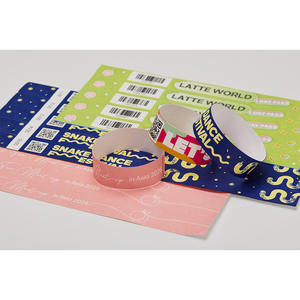 [AnyWristband] Bracelets d'admission en TYVEK entièrement colorés, type connecté, 25 mm (1 pouce) pour événements - Product Image 4