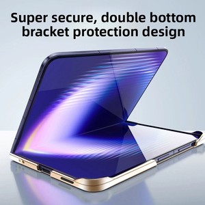 Étui de protection pour Huawei PuraX Max avec dragonne, cadre de protection de la charnière, coque de protection d'écran pliable tout-en-un tendance - Product Image 3