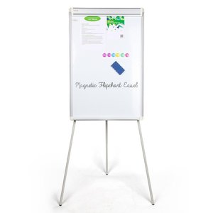 Tableau blanc magnétique mobile double face pour le bureau, l'enseignement, la formation, l'écriture, tableau blanc rabattable grand format - Product Image 2