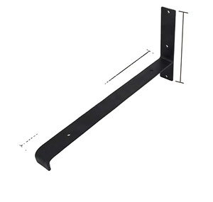 WEKIS Supports muraux décoratifs en métal pour étagères flottantes, supports triangulaires pour portes en bois, cornières d'étagère flottante - Product Image 2