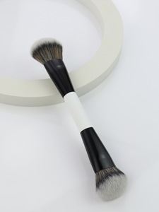 Pinceau de maquillage double embout en poils synthétiques, logo personnalisé, vente en gros, fabricant, remise sur les achats multiples, qualité supérieure - Product Image 4