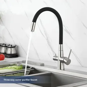 <span class=keywords><strong>Rubinetto</strong></span> Purificatore d'Acqua Tre-in-Uno per <span class=keywords><strong>Lavello</strong></span> <span class=keywords><strong>Cucina</strong></span>, Girevole Multifunzione, Acqua Potabile Diretta Calda e Fredda, Monocomando - Product Image 5