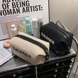 Fashion Hand Cosmetic <b>Bag</b> Large Capacity Cosmetic Storage Handbag Convenient <b>Wash</b> <b>Bag</b> Letters Ladies Cosmetic <b>Bag</b> for <b>Women</b> - Product Image 6