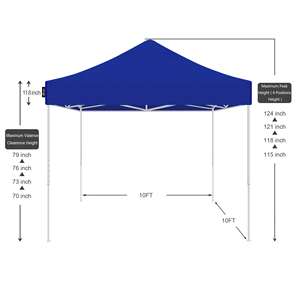 Carpa Para Negocio <span class=keywords><strong>Toldo</strong></span> <span class=keywords><strong>Plegable</strong></span> <span class=keywords><strong>3x3</strong></span> <span class=keywords><strong>Toldo</strong></span> Abatible Carpa <span class=keywords><strong>Toldo</strong></span> Personalizada de 10x10 - Product Image 2