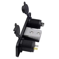50A Konnektör için 3.1A USB Soket Anahtarı Panel Montajlı 12/24V GÖMME MONTAJ Çakmak Güçlü Endüstriyel