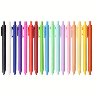 Stylos à bille en gel multicolores bon marché en plastique X615 pour l'école, avec logo personnalisé imprimé sur mesure, rétractables, pour les fournitures de papeterie - Product Image 2