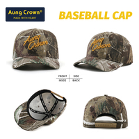 Fabricante de Gorras Bordadas Personalizadas, Gorra de Béisbol Táctica de Camuflaje para Caza, Gorras de Camuflaje con Cierre a Presión, Gorras de Béisbol con Diseño de Árbol
