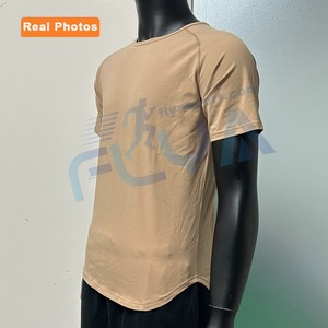 Custom Compression Shirts Plain <strong>Cotton</strong> Polyester T-Shirts Crew Neck Printed Athletic Mens Muscle Tee Shirt Running Sports <strong>Wear</strong> - Product Image 3