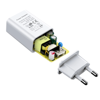 Adaptateur de chargeur USB de voyage 5V 1A 5W pour téléphones mobiles et montres intelligentes, prise murale US EU