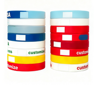 Bracelet en silicone drapeau États-Unis Mexique Canada – Cadeau commémoratif pour supporter de football – Bracelet en caoutchouc de football