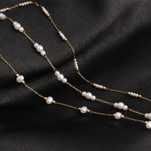 Pearl Beaded Chain Stainless Steel Acrylic Handmade Women's Hair Ornament <b>Wedding</b> <b>Accessory</b> H1657 - Product Image 4