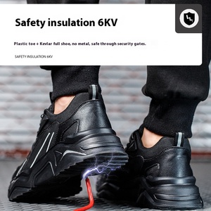 Chaussures <span class=keywords><strong>de</strong></span> <span class=keywords><strong>sécurité</strong></span> à embout composite sans métal, semelle intermédiaire en Kevlar, antidérapantes, anti-perforation, isolées 6KV, baskets <span class=keywords><strong>de</strong></span> travail - Product Image 4