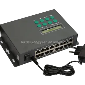 Ltech SPI DMX512 16CH LED aydınlatma kontrol sistemi LT-600 Max 1364 piksel * 16CH 21824 piksel IC SPI piksel LED denetleyici