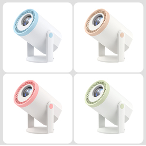 JUNUO 2026 Nuevo Proyector Inteligente con Interfaz de Usuario Innovadora, Pantalla de 2 Pulgadas, 200ANSI Lúmenes, Tiro Corto, 720P LCD, WiFi de Doble Banda, 4K, Android 14 - Product Image 3