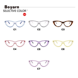 Boyarn Factory Cat Eye Anti Blue Light Lupa Gafas <span class=keywords><strong>de</strong></span> lectura Mujeres Señoras Marco <span class=keywords><strong>de</strong></span> computadora Gafas <span class=keywords><strong>de</strong></span> grado presbicia - Product Image 3
