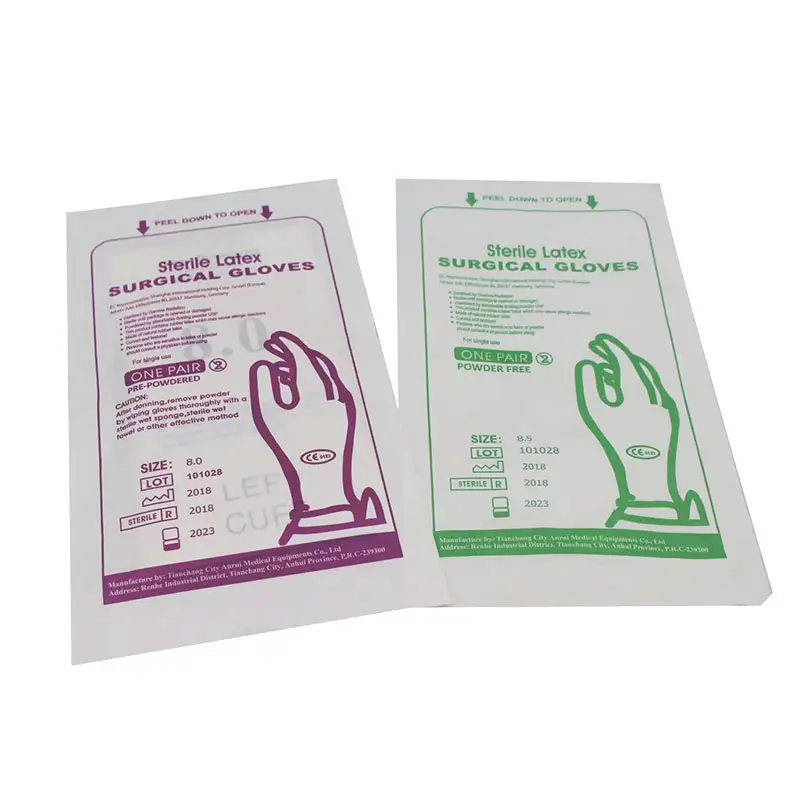 Highest comfortable latex surgical gloves with flexibility and tactile sensitivity