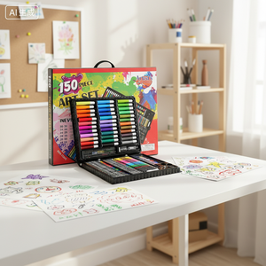 150 crayons de couleur les plus vendus, ensemble de crayons d'art professionnels solubles dans l'eau, ensemble de crayons de couleur pour la peinture artistique - Product Image 2