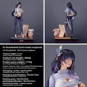 51CM FA Raiden Shogun statua della spada modello <span class=keywords><strong>Genshin</strong></span> impatto di profumo di latte di tuono gioco di resina periferica giocattolo figura in scatola nuovo stile - Product Image 3