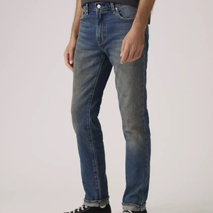 Jeans de Hombre Estilo High Street, Pantalones de Color Sólido Personalizados con Bolsillos, Talla Grande, Cintura Alta, Jeans de Mezclilla a la Moda para Hombre - Product Image 3