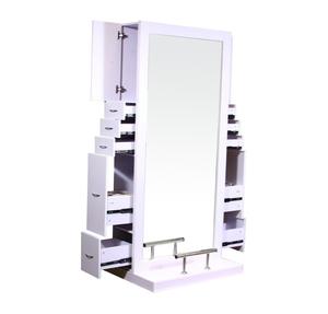 Cheveux blancs stations salon miroir double face miroir station - Product Image 4