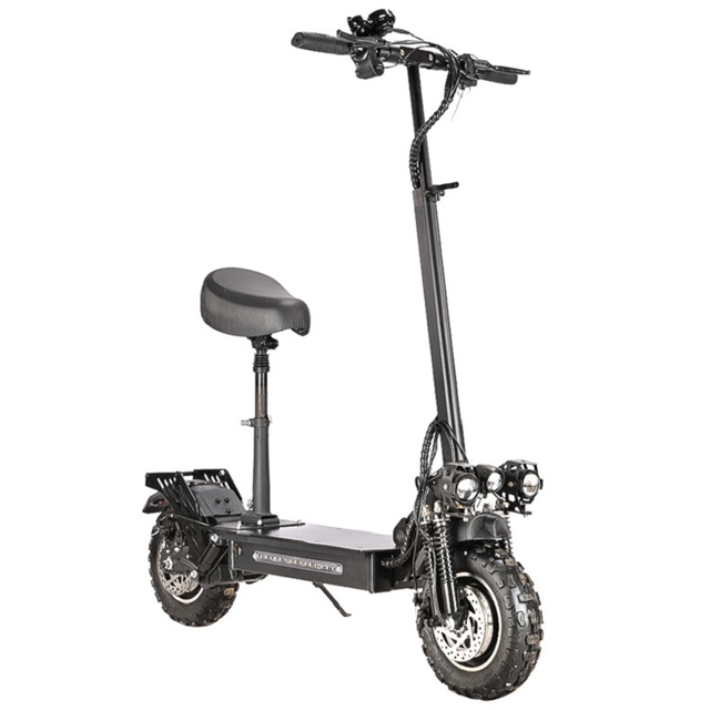 2024 New Dual 1200W Acceleration Motor Foldable Electric Scooter with 11-inch Off-road Wide Tire for Adult