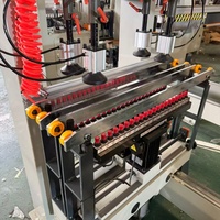 Mesin Bor Multi-Spindle CNC 3-Baris untuk Pengolahan Kayu, Daya 4.5kW, Multi-Voltase, Laris untuk Pembuatan Furnitur dan Kabinet