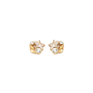 Fashion Cute Gold Plated Star Design Alloy <b>Stud</b> <b>Earrings</b> Model E295-E180-0460B Gift - Product Image 2