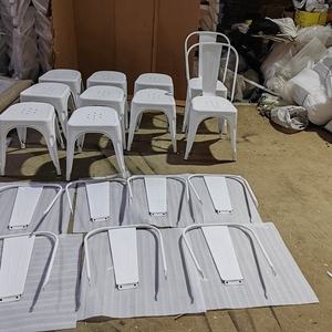 Sillas <span class=keywords><strong>de</strong></span> café Bistro apilables modernas industriales <span class=keywords><strong>de</strong></span> bajo <span class=keywords><strong>precio</strong></span> sillas <span class=keywords><strong>de</strong></span> comedor <span class=keywords><strong>de</strong></span> hierro <span class=keywords><strong>de</strong></span> Metal fuerte con respaldo alto para exteriores - Product Image 5