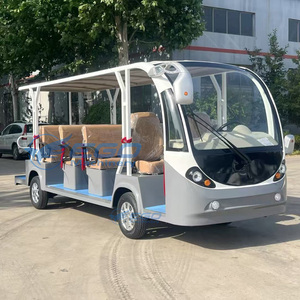 Wholesale Adults 4-<b>wheel</b> Electric Sightseeing Car 72V 8-23 Seater Touring Sightseeing Bus for Sale - Product Image 3