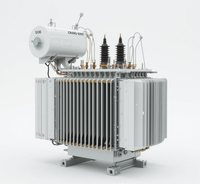 Transformateur de distribution immergé dans l'huile certifié CE/ISO S11, entrée 35 kV, sortie 220 V/380 V, pour connexion au réseau de fermes solaires
