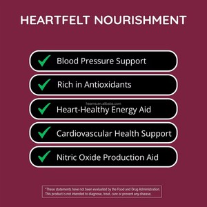 Cápsulas de Raíz de Remolacha, Soporte Antioxidante para la Salud del Corazón, Energía, Inmunidad y Circulación con Extracto de Cereza Ácida - Product Image 3