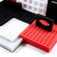 Plateau en mousse antistatique absorbant les chocs, doublure d'emballage écologique, doublure de protection antichoc pour l'emballage