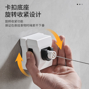 <span class=keywords><strong>Stendibiancheria</strong></span> a Muro in Acciaio Inox OEM, Durevole, Lucido, Staccabile, a Doppio Livello, Retrattile, <span class=keywords><strong>per</strong></span> Cucina e Armadio - Product Image 3