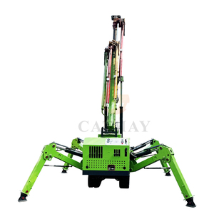 1.2 ~ 12 tonnes diesel et batterie double puissance petite grue araignée unique pour les travaux de construction - Product Image 2