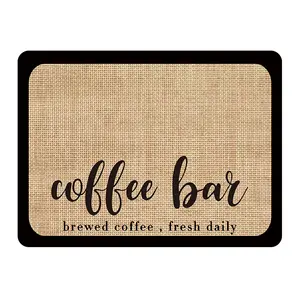 Fábrica venda direta café máquina absorvente esteira cozinha dishwashing bar caneca secagem mesa top dreno mat