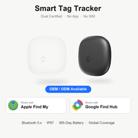 Traceur intelligent anti-perte certifié Apple Find My et Google Find Hub, double certification IP67, autonomie 365 jours, sans application, sans carte SIM, pour clés et bagages