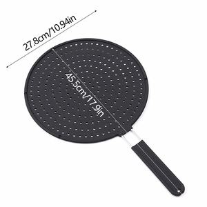 Tapis de refroidissement et égouttoir 3-en-1 en silicone anti-éclaboussures, passoire de cuisine multi-usage pour poêle à frire, 13 pouces, facile à nettoyer - Product Image 2