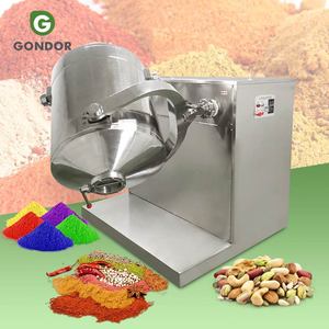 Mélangeur à poudre sèche de laboratoire Turbula, multifonction, haute vitesse, 3D, à tambour rotatif, avec moteur principal et boîte de vitesses, en acier inoxydable SUS304, automatique - Product Image 1